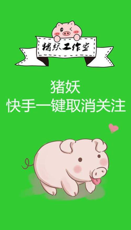 猪妖快手取关