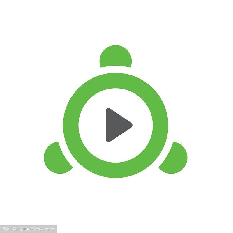 绿色播放器图标