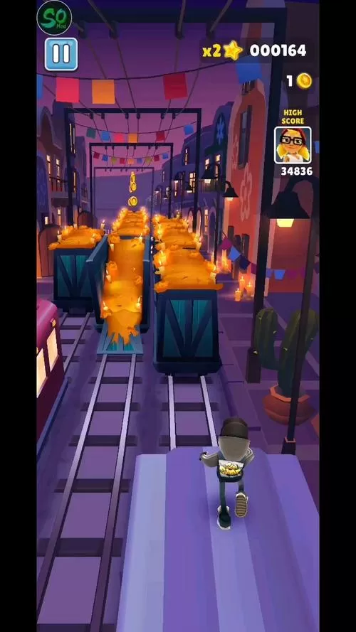 地铁跑酷黑客破解版变速中文版